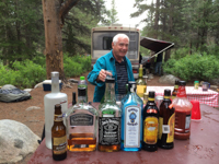 liquor bottles